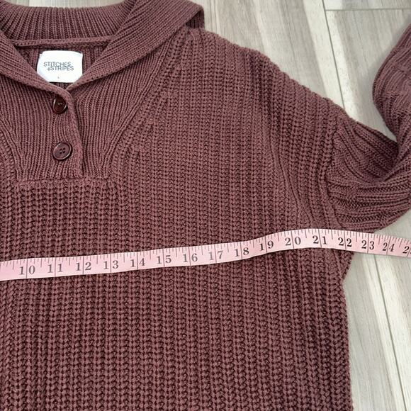 Revolve Stitches and Stripes brown knit sweater size large - Picture 5 of 5